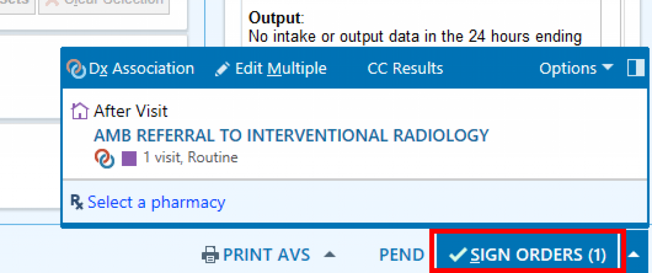 EPIC Interventional Radiology Order Guide Columbia Department of Radiology