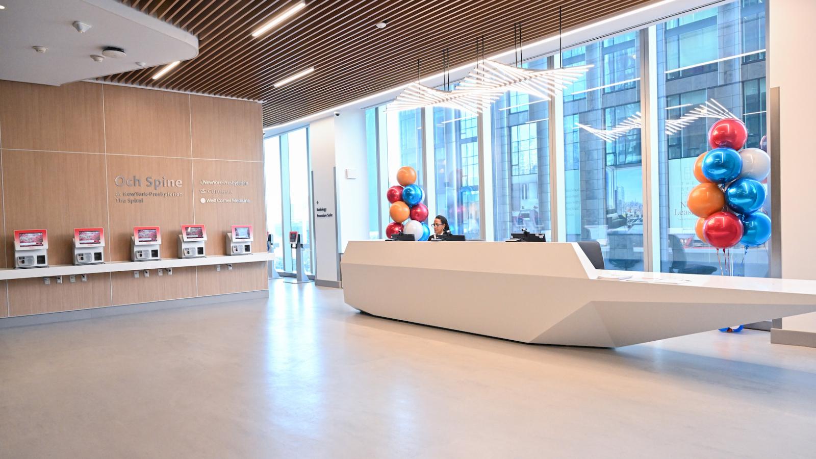 Healthcare facility lobby