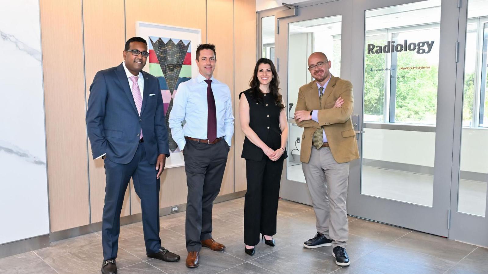 Group of doctors outside radiology office
