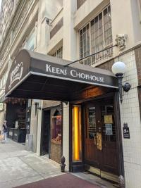 Keens Chophouse awning